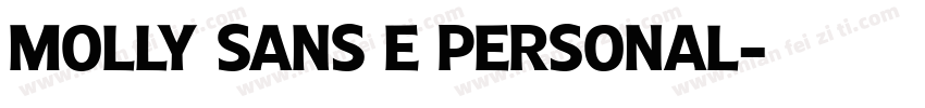 Molly Sans E PERSONAL字体转换